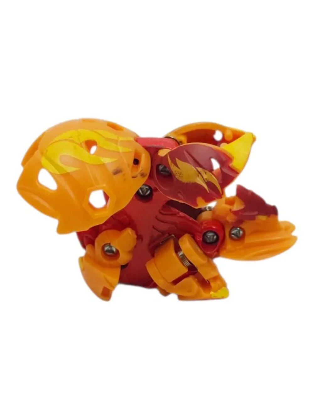 Bakugan Evolutions Platinum Colossus Pyrus Red Figure Card BakuCores Spin Master